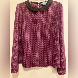 CECE Top with Peter Pan collar